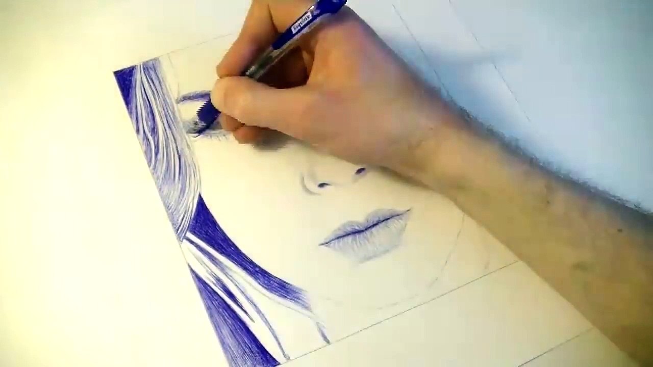 TIMELAPSE Ballpoint Face