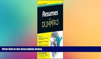 FREE PDF  Resumes For Dummies 6th (sixth) edition Text Only  BOOK ONLINE