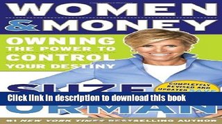 [Popular Books] Women   Money: Owning the Power to Control Your Destiny Free Online