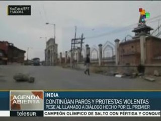 India: mantienen paro separatistas de Cachemira