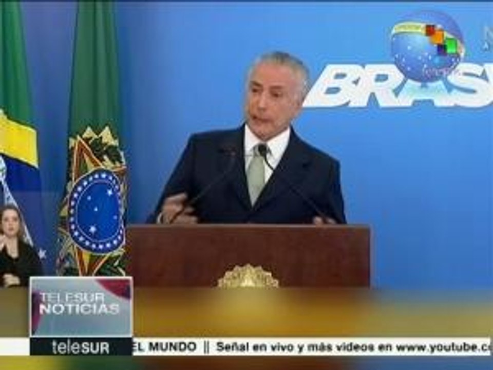 Sindicatos marchan este martes en Brasil contra las políticas de Temer
