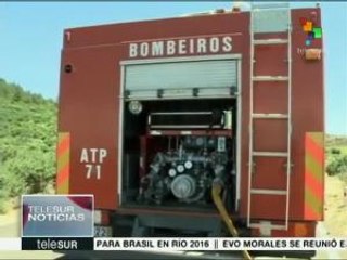 Varios incendios continúan activos en España y Portugal