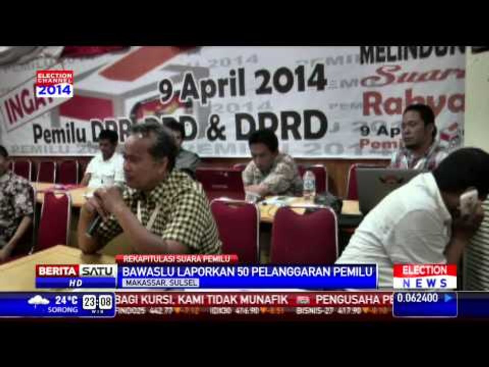Rapat Pleno di KPU Sulsel Berlangsung Alot