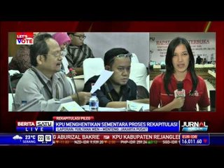 Proses Rekapitulasi Suara di KPU Pusat