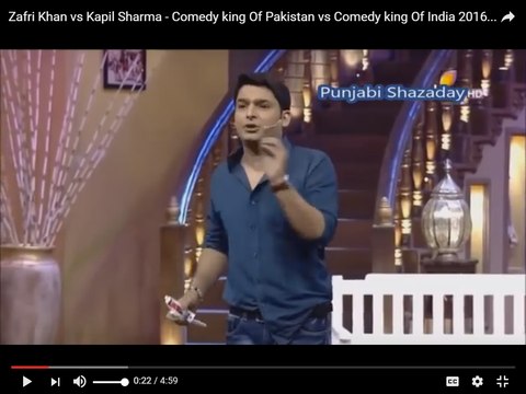 Zafri Khan vs Kapil Sharma - Comedy king Of Pakistan vs Comedy king Of India 2016 HD - Must Watch