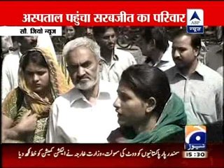 Sarabjit Singh's family reaches hospital