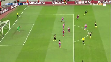 Agüero Goal - tiki taka - Manchester City 0-4Steaua Bucuresti 16.08.2016 HD