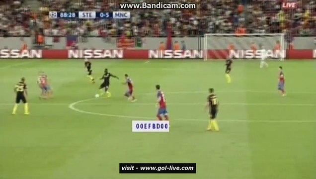 Sergio Agüero Goal HD Steaua Bucuresti 0-5 Manchester City 16.08.2016