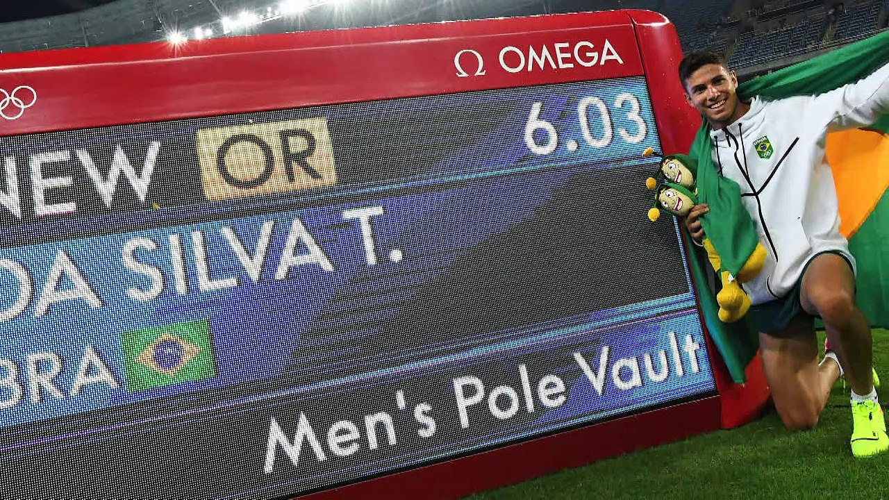 El brasileño Thiago Braz gana oro en garrocha de Rio-2016