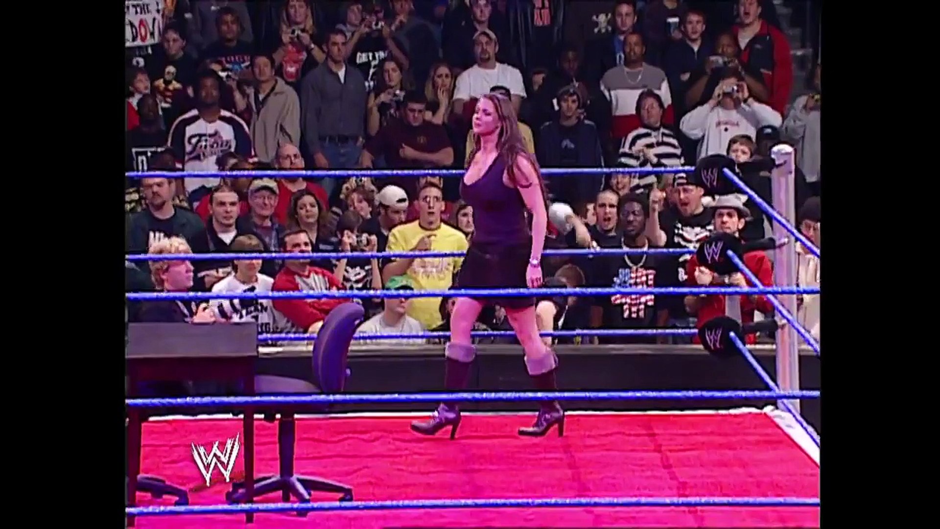 Stephanie McMahon & Scott Steiner Segment SmackDown 12.12.2002 (HD)