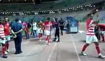 club africain esperance de tunis EST DERBY لحظة خروج لاعبين النادي الافريقي بعد نهاية المباراة