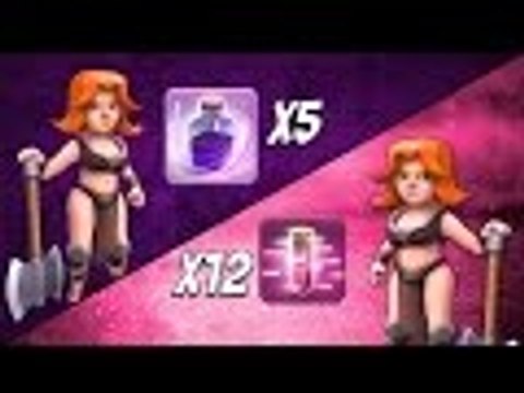 Valkyrie Tournament #2: Rage Spell vs Haste Spell Clan | Epic All Valkyrie Attack | Clash of Clans