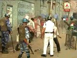Police lathicharge on Congress supporters at Garden rich