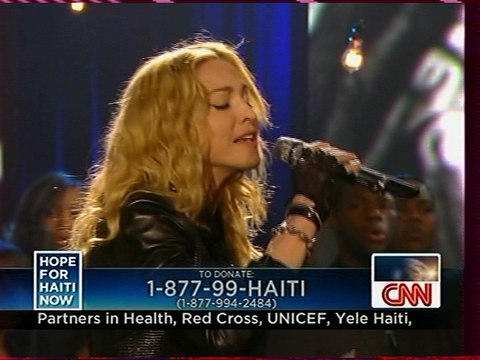 MADONNA Like a Prayer Live at Hope for Haiti 2010