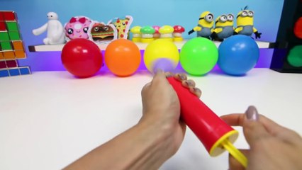 Balloon Skewer Magic Trick LEARN Rainbow Colors & Party Trick Poking Skewer through Balloon!