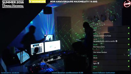 Replay Mix 9 ans avec Maxlel et Nono - 16/08/2016 22h/02h