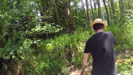 Descente de la cascade en bateau