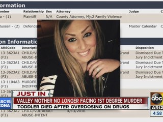 Charges reduced in baby overdose