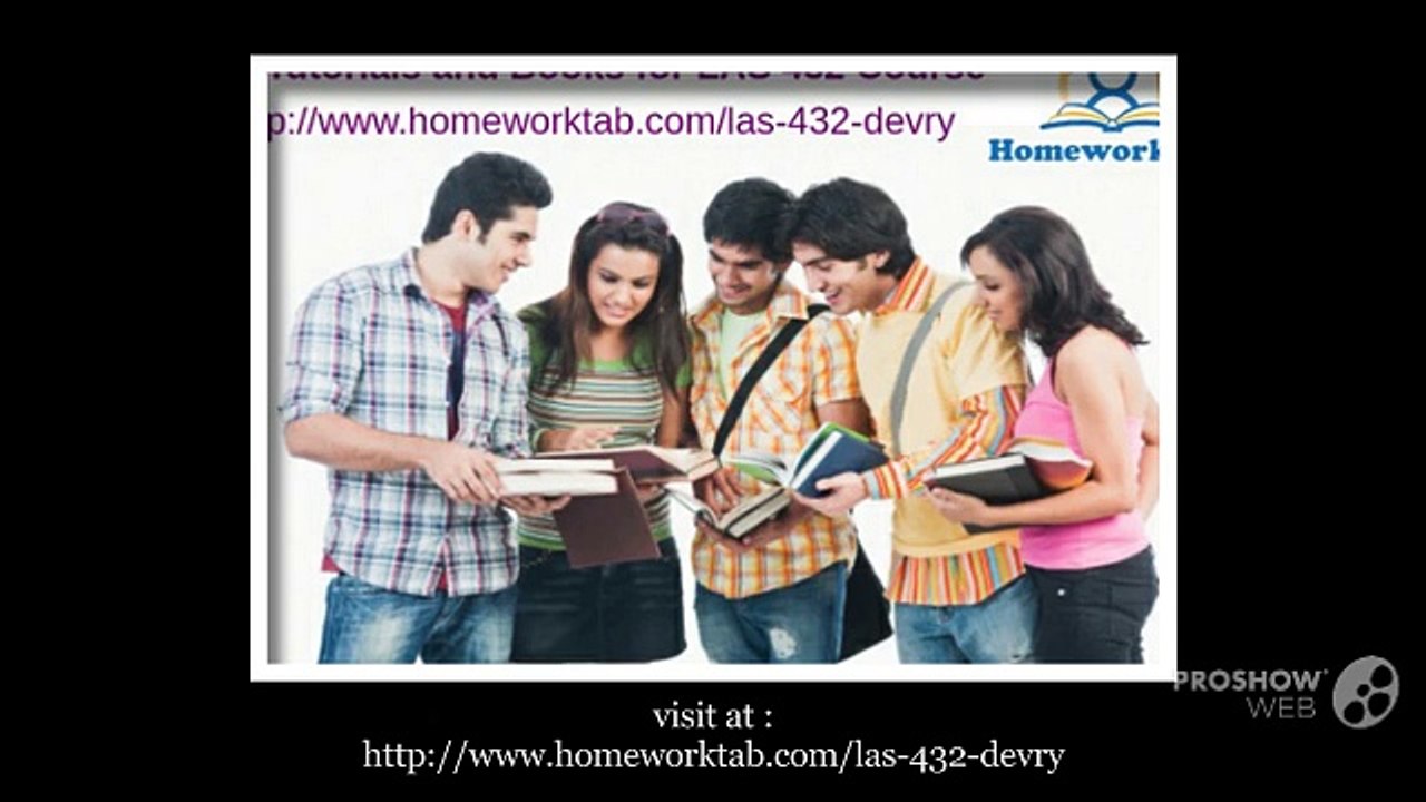 LAS 432 Study Material for Devry University