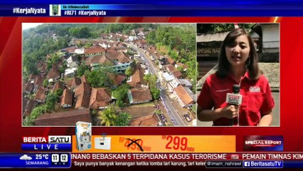 Rayakan 17 Agustus, Warga Kampung Naga Pawai Bawa Seserahan