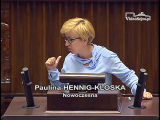 Poseł Paulina Hennig-Kloska - Wystąpienie z dnia 21 lipca 2016 roku.