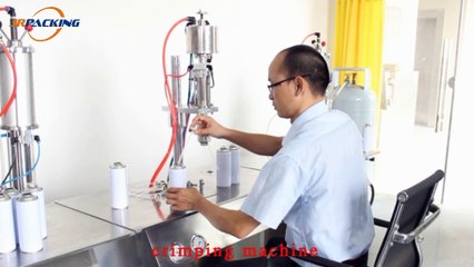 Semi Automatic Aerosol Air Freshener Filling Machine 1600B