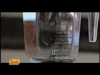 Using a blender to blend an Apple iPhon