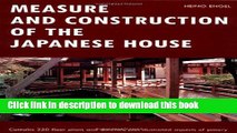 [Download] Measure and Construction of the Japanese House Paperback Online