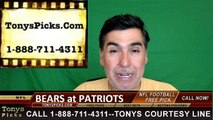 New England Patriots vs. Chicago Bears Free Pick Prediction NFL Pro Football Odds Preview 8-18-2016