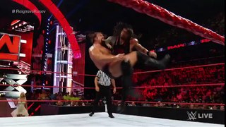 Roman Reigns vs. Rusev- Raw, Aug. 15, 2016