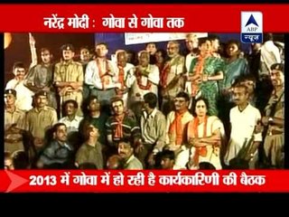 Modi's journey from Goa to Goa