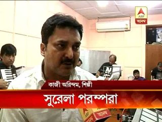 kaji arindam,grandson of Kaji Nazrul Islam prepares for maiden solo show