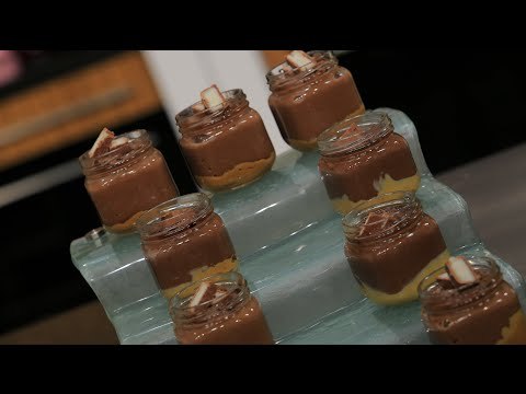 مهلبية الشيكولاتة بالكراميل و جوز الهند | غادة التلي