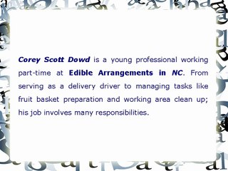 Corey Scott Dowd Work Experience NC