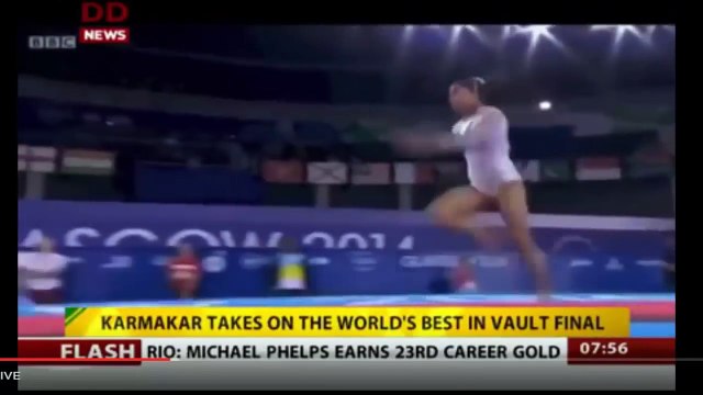 Dipa Karmakar Final Vault at Rio Olympics 2016