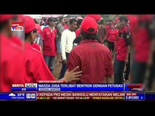 Sesama Massa Simpatisan PDIP Bentrok