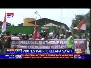 Demo Penutupan Pabrik Kelapa Sawit di Simalungun Ricuh