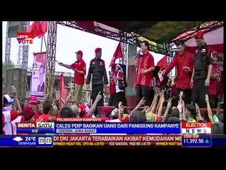 Caleg PDIP Sebar Uang dari Panggung Kampanye