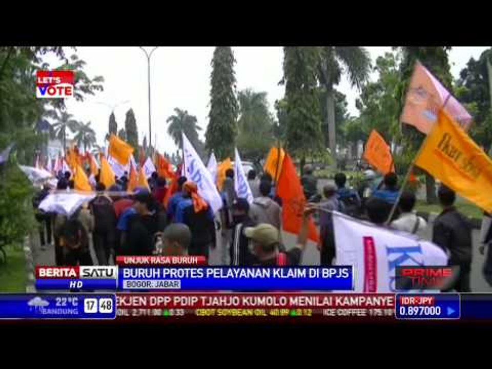 Buruh Bogor Protes Pelayanan BPJS