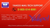 Yahoo Mail Technical Support Number 0-800-014-8081