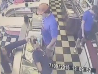 Surveillance video from Ray's Ice Cream in Royal Oak shows alleged assault