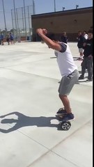 Front Flip Off Hoverboard Fail