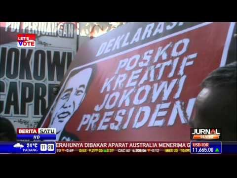 Ibunda Jokowi Resmikan Posko Kreatif Jokowi Presiden