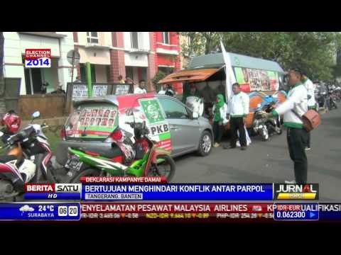 Deklarasi Kampanye Damai di Berbagai Daerah