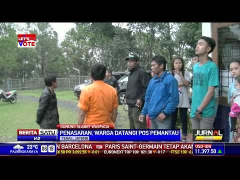 Gunung Slamet Berstatus Waspada, Warga Sekitar Khawatir