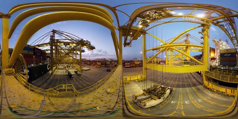 Jebel Ali Timelapse - 360 degree video