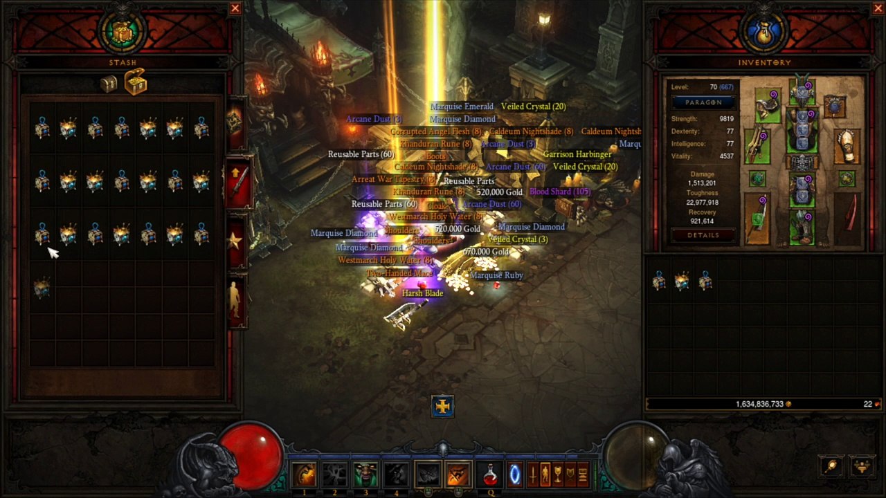 Diablo 3 Season 7 TXIII Avarice with bounty caches