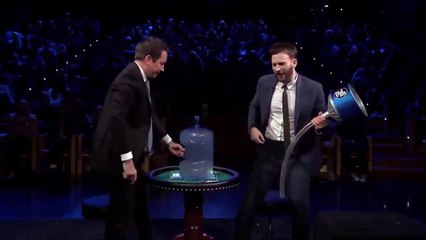 Chris Evans screaming ice being poured into the insurance