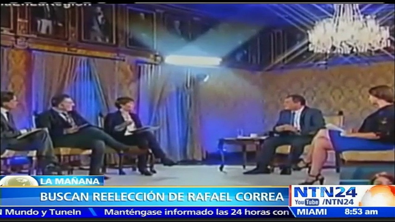 Colectivo "Rafael Contigo Siempre" entrega más de 1.200.000 firmas para una posible reelección de Correa en Ecuador