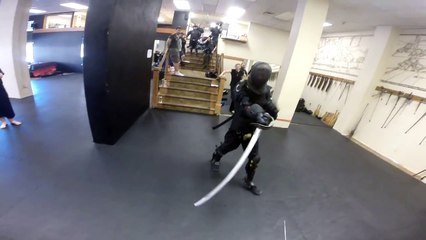 Expert saber sparring Lee Smith vs Richard Marsden